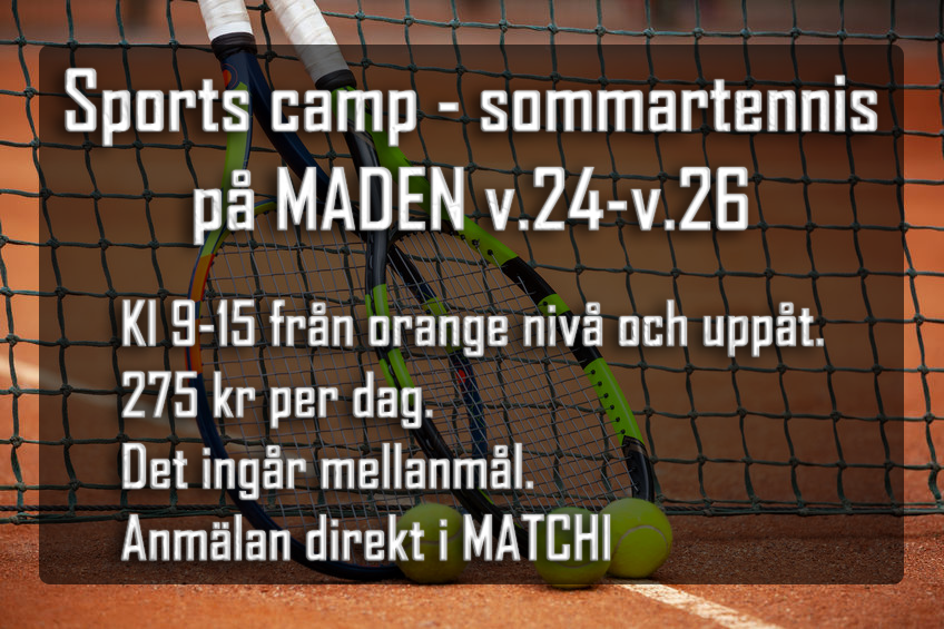 image: Sommartennis på MADEN