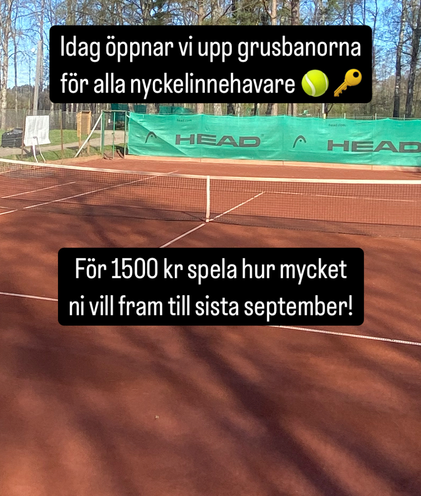 image: Grusbanorna är öppna på Maden - teckna nyckel!