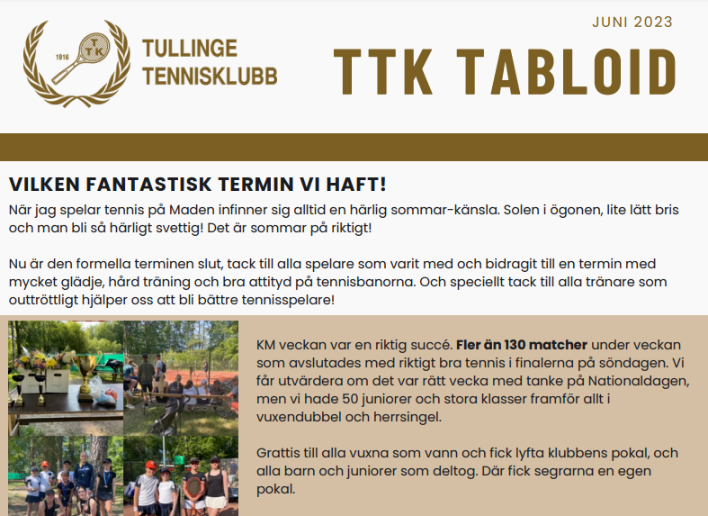 image: Nu finns TTK:s tabloid för juni ute att läsa!